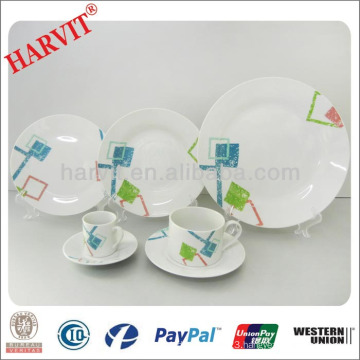 European Style Living High Quality Ceramic Tableware / Home Decor Daily Use Dinnerware Sets /42pc Porcelain Dinner Set